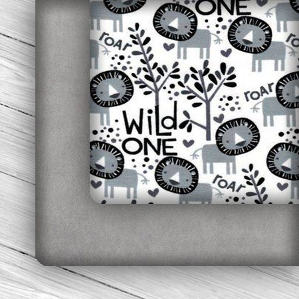 Wild One Gray/Silver Child Weighted Blanket Weighted By Design®