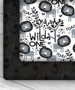 Custom Weighted Blanket Black/Wild One Combo